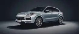  ??  ?? The new Porsche Cayenne S Coupé.