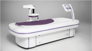  ??  ?? New cancer treatment machine in Saudi Arabia.