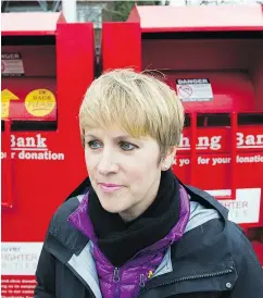  ?? GERRY KAHRMANN ?? Coun. Sarah Kirby-Yung will make a motion at a city council meeting on Jan. 15 that would ban clothing donation bins everywhere in Vancouver.