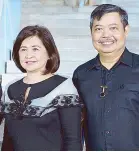  ??  ?? Patricia Lagunda and Albert Avellana, directors of Fashion+Arts+Business Creatives