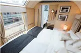  ??  ?? A suite of Japan's latest super-deluxe cruise train "Twilight Express Mizukaze" during its press preview.