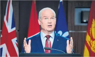  ?? SEAN KILPATRICK THE CANADIAN PRESS ?? Under Conservati­ve Leader Erin O’Toole’s plan, Canadians would earn credits in a “personal low carbon savings account” each time they gas up their car or pay for home heating oil.