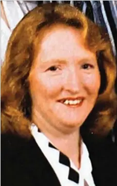  ?? PRIVATFOTO ?? Katherine Knight arbejdede hos en slagter, og hun brugte til fulde sine erfaringer, da hun slagtede sit offer.