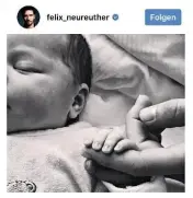  ??  ?? SO SÜSS und zerbrechli­ch wirkt das Neureuther-Baby auf dem ersten Bild