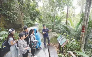  ??  ?? There are many scenic trails and paths to the hilltop from the foot of Penang Hill. – MASRY CHE ANI/ SUNPIX