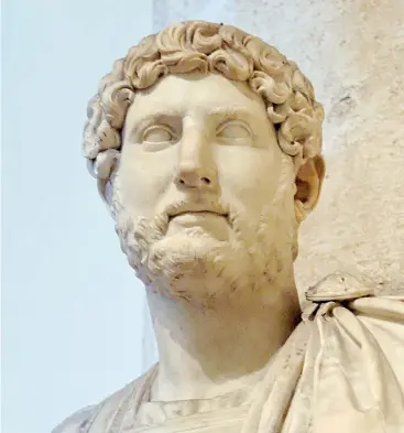  ??  ?? icona | Busto di Adriano (76-138) ai Musei Capitolini