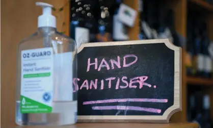  ?? Photograph: James Ross/AAP ?? Google Australia says hand sanitiser topped three of its search categories in Australia this year.