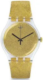  ??  ?? Swatch New Gent Nuit Doree