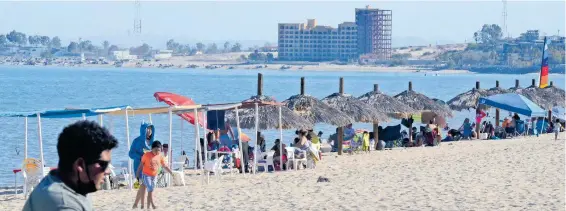  ?? / JORGE GALINDO ?? San Felipe se convirtió en uno de los destinos más visitados en Semana Santa