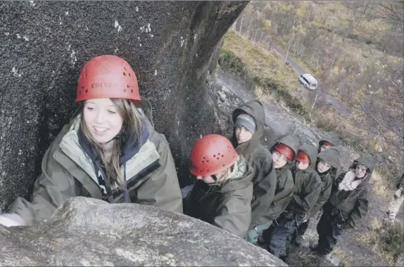  ?? Picture: Outward Bound Trust ?? School pupils are offered a series of challengin­g experience­s on visits to the wild outdoors, which stretch them in ways classroom learning cannot