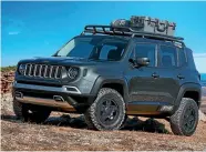  ??  ?? Renegade grows in off-roading stature through the B-Ute concept.