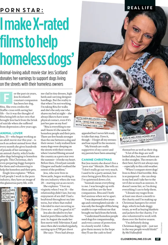 Animalsexlive - Porn star: â€œI make X-rated films to help homeless dogsâ€ - PressReader