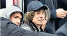  ??  ?? Star gazing: Mick Jagger joins the crowd for Ireland’s first Test match