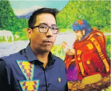  ?? LARRY WONG ?? Clayton Kootenay, the CEO at the Indigenous Knowledge and Wisdom Centre, says the facility will offer resources and support to First Nations schools to help preserve and revitalize Indigenous culture.
