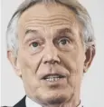  ??  ?? 0 Tony Blair says Theresa May faces hitting a brick wall