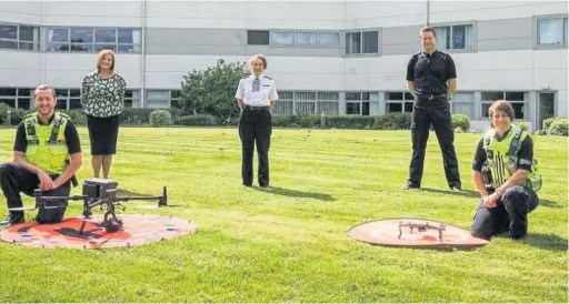  ??  ?? Cheshire Police have new drones to assist in their fight against crime