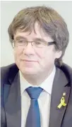  ??  ?? Carles Puigdemont