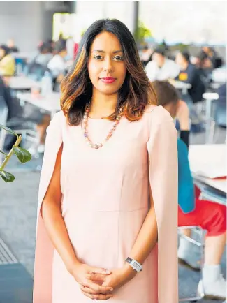  ?? Photo / Rebecca Zephyr Thomas ?? Nuwanthie Samarakone is a front-runner for National’s Auckland Central candidacy.