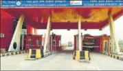  ?? HT PHOTO ?? The toll plaza in Muzaffarna­gar, Uttar Pradesh.