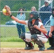  ?? FREEMAN FILE PHOTO ?? Charlise Castro as a catcher with Kingston High in 2010.