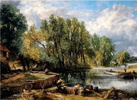  ?? ?? Masterpiec­e: Stratford Mill by John Constable painted in 1820