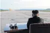  ?? PHOTO: KCNA VIA REUTERS ?? North Korean leader Kim Jong Un watches the launch of a Hwasong12 missile in this undated photo released at the weekend.