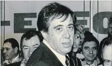  ?? HAMILTON SPECTATOR FILE PHOTO ?? Welland Mayor Eugene Stranges in November 1982 when he won his third term .