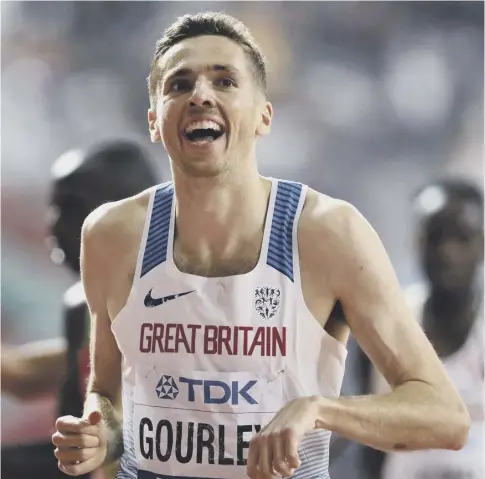  ??  ?? 0 Glasgow’s Neil Gourley has been handed a 1500 metres slot as one of five Scots in a 41-strong British team