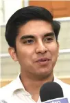  ??  ?? Syed Saddiq Syed Abdul Rahman