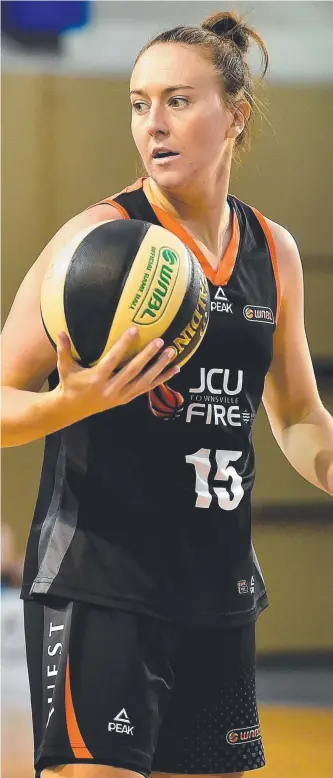  ?? MUST WIN: Townsville Fire guard Amy Kame believes last weekend’s loss could not be blamed on the missed free throws. Picture: ALIX SWEENEY ??