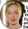  ??  ?? LOVE GOD Phoebe Dynevor and Pete Davidson