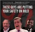  ?? TORONTO POLICE ASSOCIATIO­N ?? The ad features Mayor John Tory, Chief Mark Saunders and chair Andy Pringle.