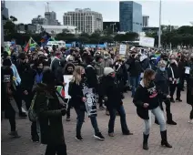  ?? | PHANDO JIKELO African News Agency (ANA) ?? MOVE One Million supporters marched in the Cape Town CBD on September 5 in protest against farm attacks, gender-based violence, corruption and poor governance in South Africa.