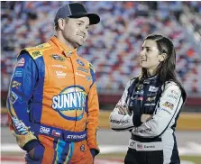  ?? CHUCK BURTON/THE ASSOCIATED PRESS/FILES ?? Ricky Stenhouse Jr.’s split with Danica Patrick will likely be a hot topic during NASCAR’s media tour.