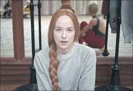  ?? Amazon Studios ?? DAKOTA JOHNSON in the grisly remake “Suspiria” from Luca Guadagnino.