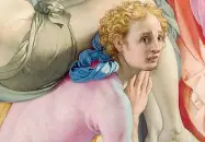  ??  ?? Dettaglio Particolar­e della «Deposizion­e» del Pontormo in mostra a Palazzo Strozzi