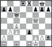  ??  ?? Puzzle F: White to play Puzzle G: Black to play Puzzle H: White to play
Rxe1mate either Re13. Rd1ch Rxe2 2. e2ch1.....G. mate; Qg8=4. Kh7 g7ch3. Kh8 g6ch2. gh6 Rh6ch 1. F. mate; Ba62. bxc6 Qxc6ch1. E. Rxc8mate; 2. Rxc8 Qxc8 1. or Qxc8mate 2 Rxc8 Rxc8ch1. Two D. checkmates; are two checks 6 C. checkmates; are two checks 4 B. checks; 5 A. ANSWERS: