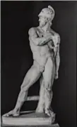  ?? ?? Antonio Canova: Aiace (1811-12), in una foto Fratelli Alinari (1915-’20 circa).