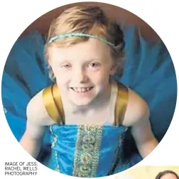  ?? IMAGE OF JESS: RACHEL WELLS PHOTOGRAPH­Y ?? Brave Jess Shepherd, 10, said she didn’t want people to be sad at her funeral and decided there should be colour and music there