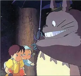  ??  ?? Totoro «possède une fascinante étrangeté» pour la psy Geneviève Djénati.