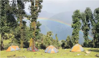  ?? CASS COLMAN/NATIONAL OUTDOOR LEADERSHIP SCHOOL ?? Some of the most stunning places in the world are accessible only by a hiking trail to people willing to trek there ... and sleep in a tent along the way.