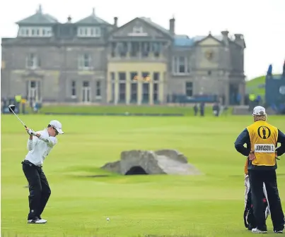  ?? Picture: Getty Images. ?? 2015 champion Zach Johnson on the 18th at the Old Course, the venue for the 150th staging of the Open Championsh­ip in 2021.