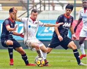  ??  ?? Rúben Macedo, reforço de inverno, já marcou três golos