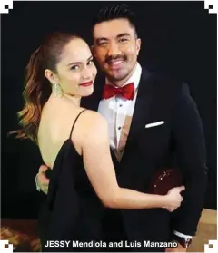  ??  ?? JESSY Mendiola and Luis Manzano