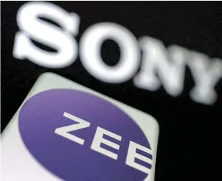  ?? /Reuters ?? Broadcasti­ng: Zee, which was set up in 1992, has been a household name in India for years. But it is now battling with a fall in advertisin­g revenue and cash reserves.