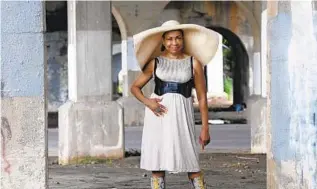  ?? KENNETH K. LAM/BALTIMORE SUN ?? Caprece Ann Jackson is a self-described sustainabl­e fashion curator and social media influencer. She believes Baltimore’s arts community has the creative energy to move the city forward.