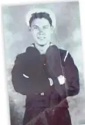  ?? COURTESY OF ALFRED MARTINEZ ?? Orlando Samuel Romero is pictured from decades ago when he served in World War II.