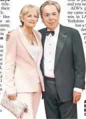  ??  ?? Andrew Lloyd Webber and wife Madeleine are a finely tuned pair.