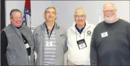  ?? Photo submitted ?? The new officers of the Bella Vista Fly Tyers Club elected to serve for 2022 include (from left) Secretary Scott Hawes, Treasurer John Nuttall, Vice-President Kevin Huels and President Donnie Roberts.