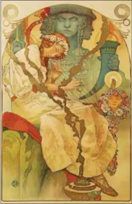  ?? COURTESY OF THE DHAWAN COLLECTION ?? A work by Alphonse Mucha.